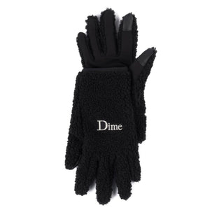 Dime Polar Fleece Gloves - Black