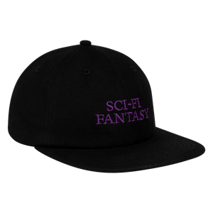 Sci-Fi Fantasy Logo Hat - Black / Purple