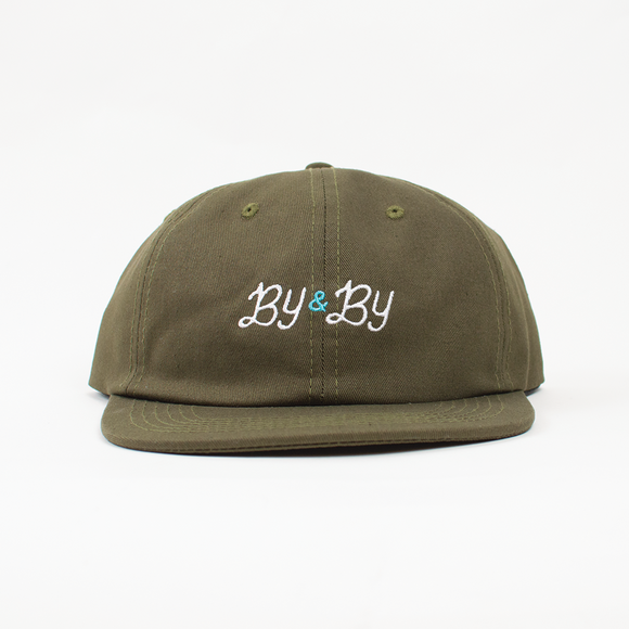 By And By Cursive Strapback - Olive